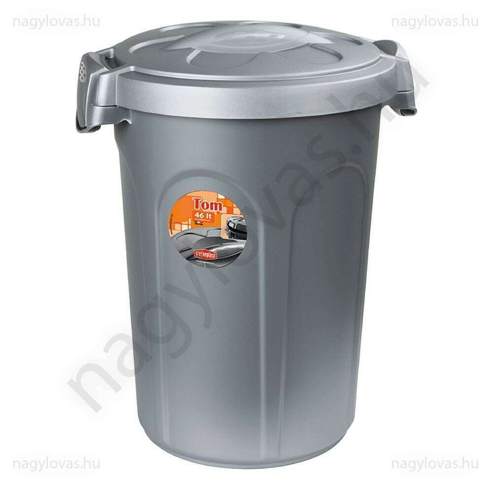 Speedy műanyag takarmány tároló vödör tetővel, 