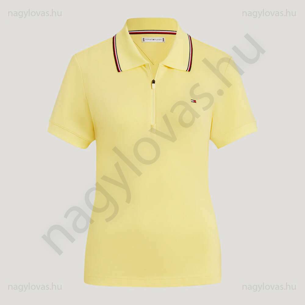 Tommy-Hilfiger Camden Poloshirt női póló sárga