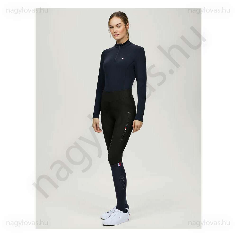 Tommy-Hilfiger Elmira Full Grip leggings fekete