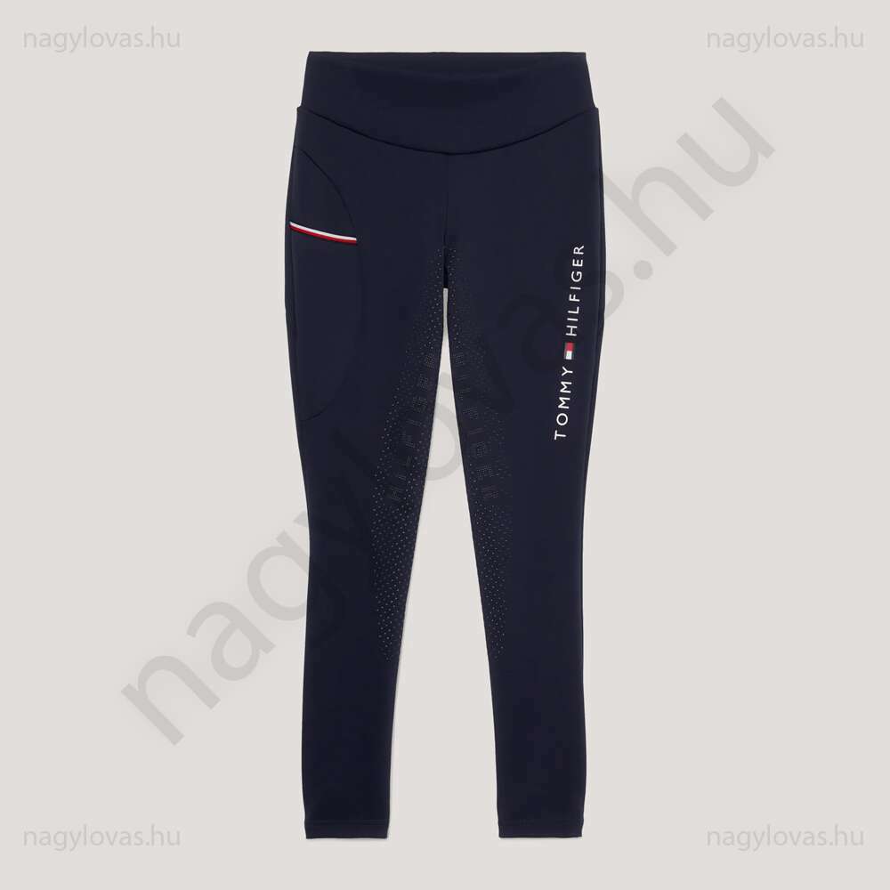 Tommy-Hilfiger Elmira lovagló leggings kék