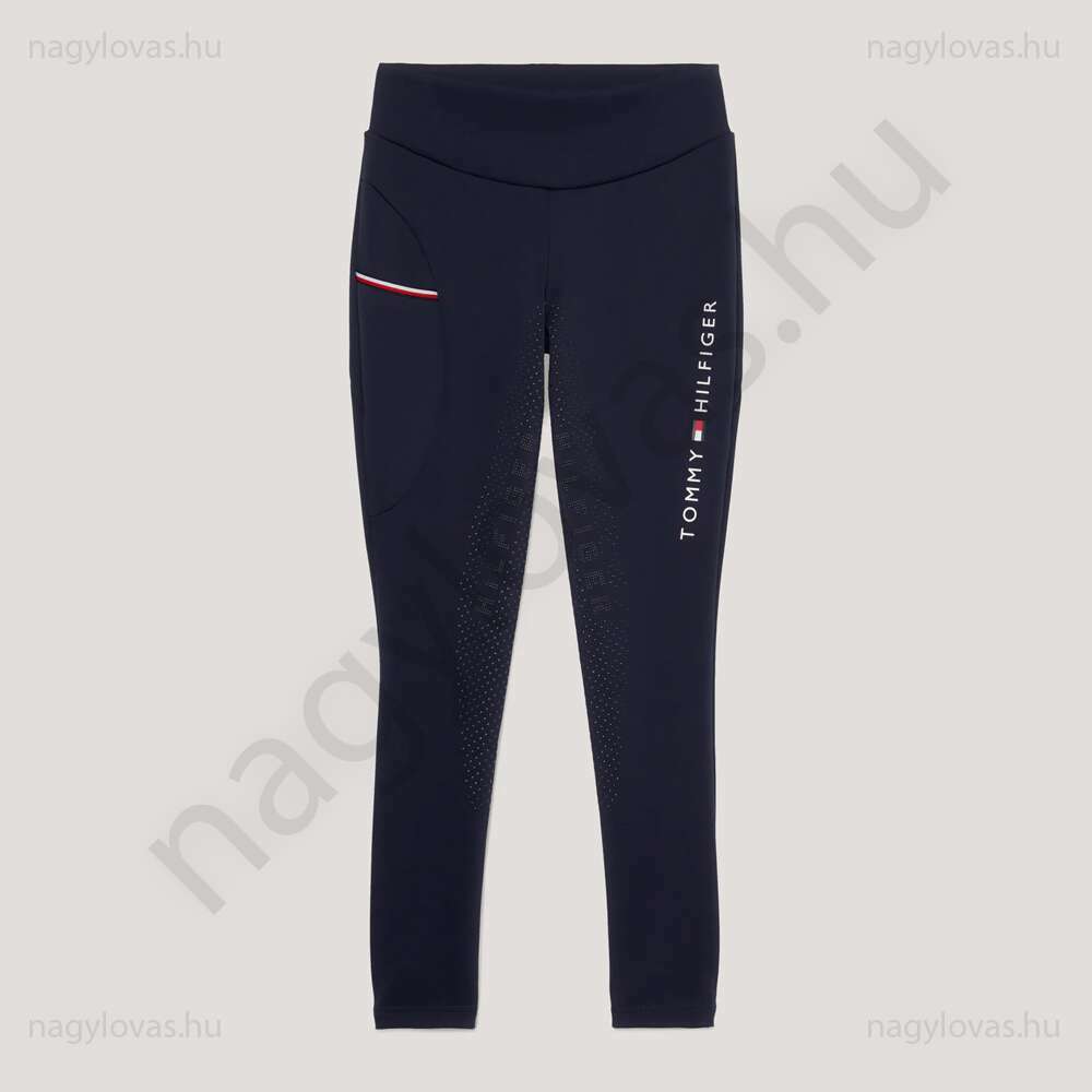 Tommy-Hilfiger Elmira lovagló leggings kék