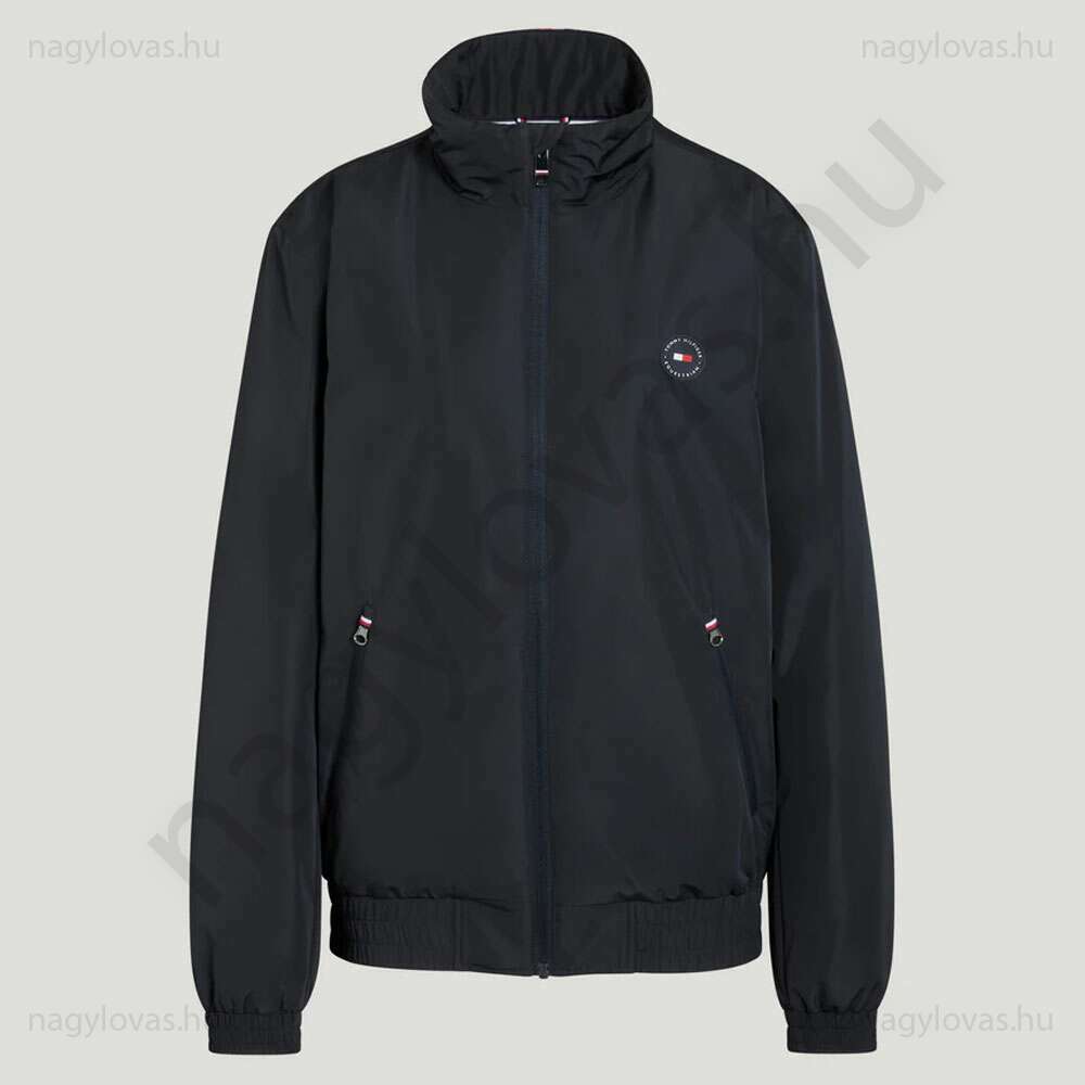 Tommy-Hilfiger Penn bomber kabát unisex kék 