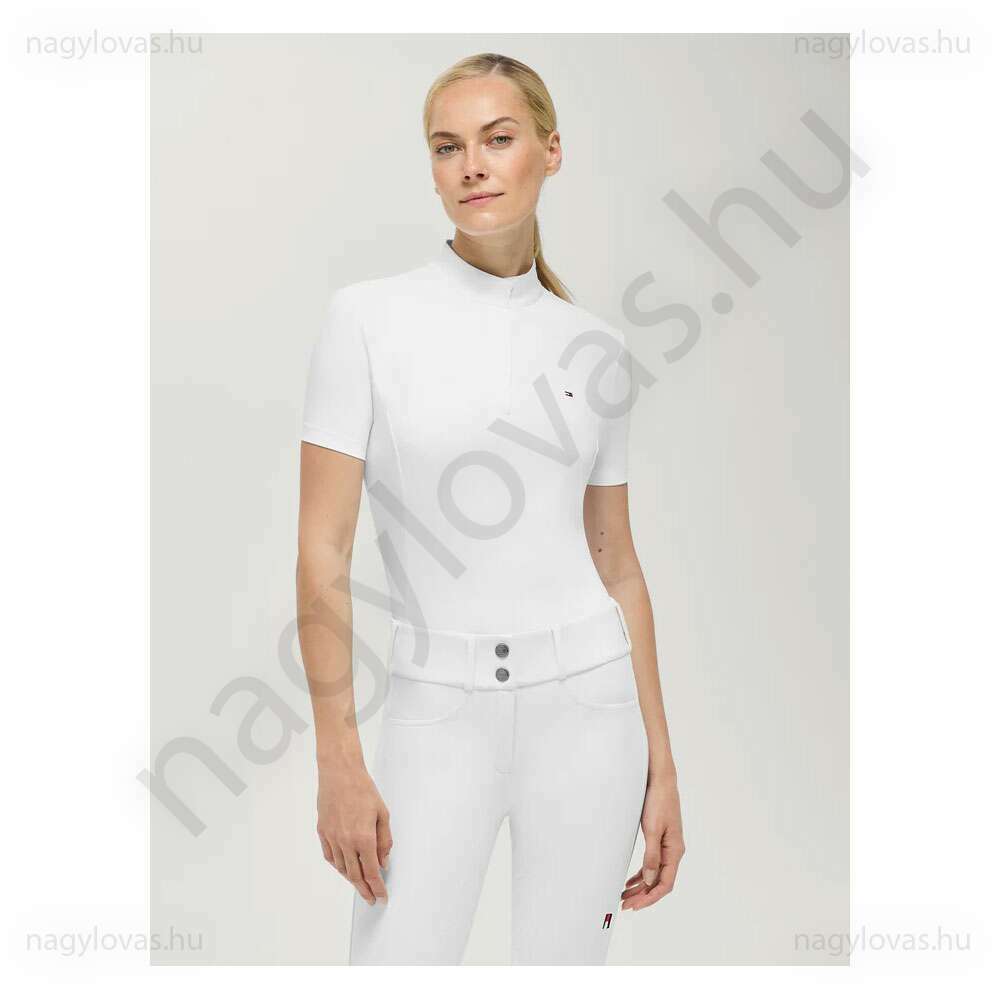 Tommy-Hilfiger Selma női versenypóló fehér