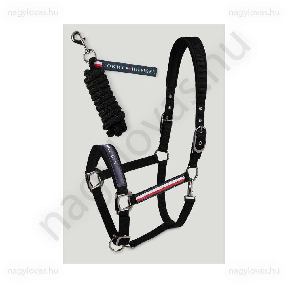 Tommy-Hilfiger Yale vezetőszárral fekete