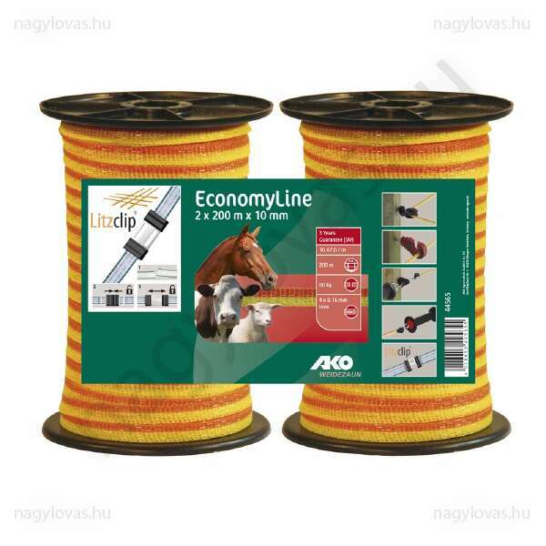 AKO szalag 1cm/200m 2db/szett narancs