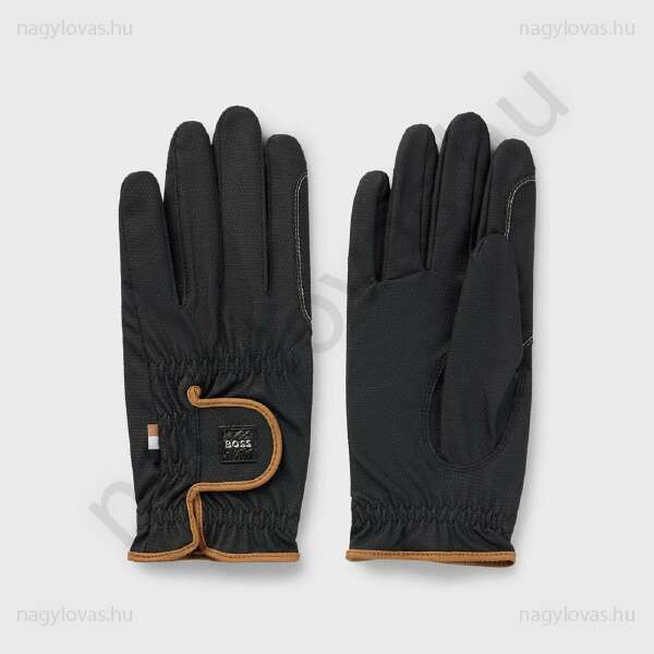 Boss lovagló kesztyű fekete