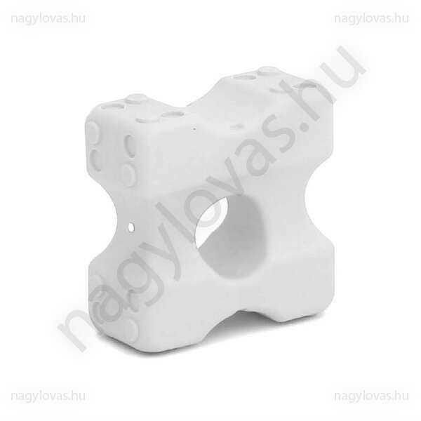 Cavaletti block műanyag fehér 2db 30 x 30 x 14 cm.