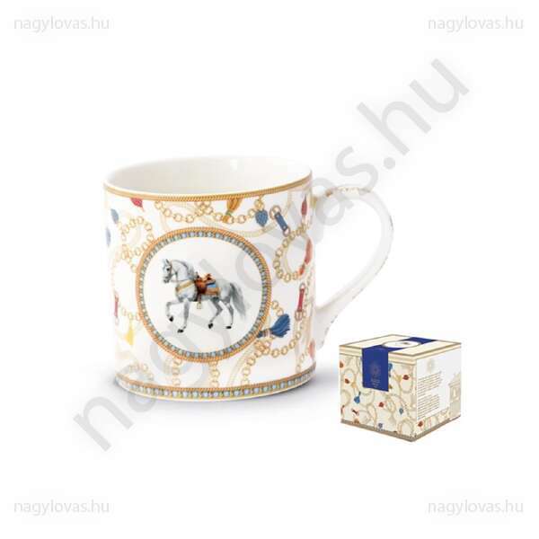 Cheval porcelán bögre 400ml