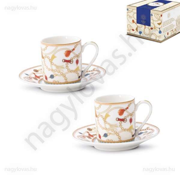 Cheval porcelán eszpresszócsésze szett  80ml