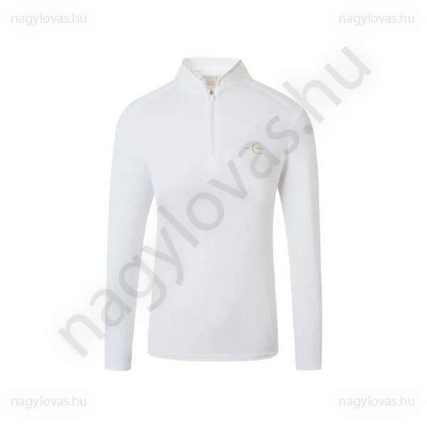 Covalliero gyerek versenypóló F/S 2026 fehér