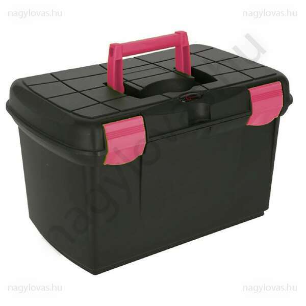 Covalliero tisztító doboz 22X26X35cm fekete/pink