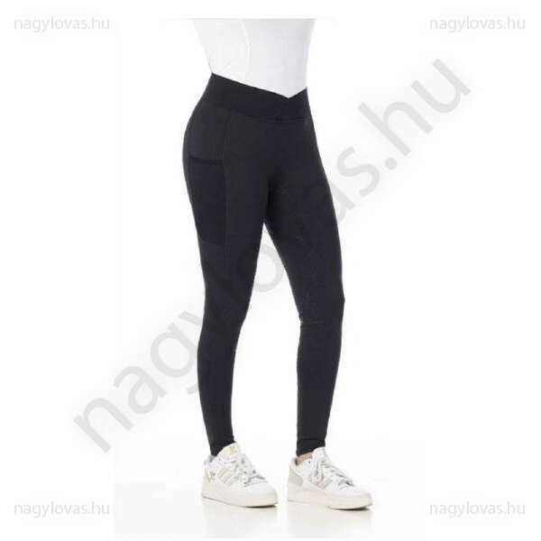 Equi-Theme Flora lovagló leggings fekete