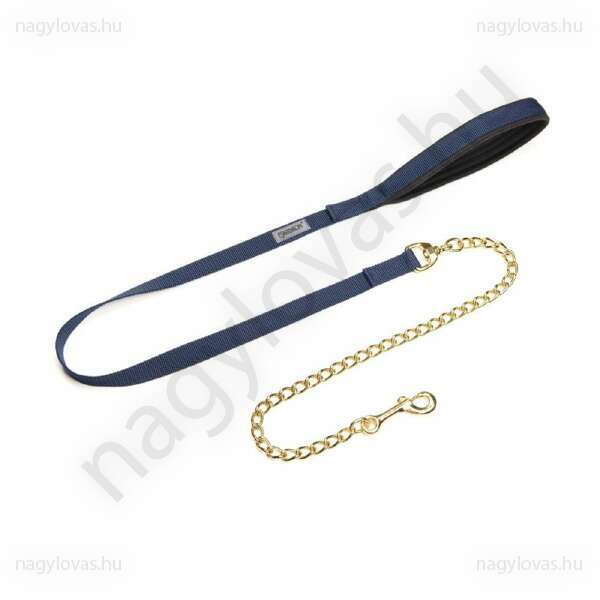 Eskadron Basic Brass felvezetőszár láncos navy