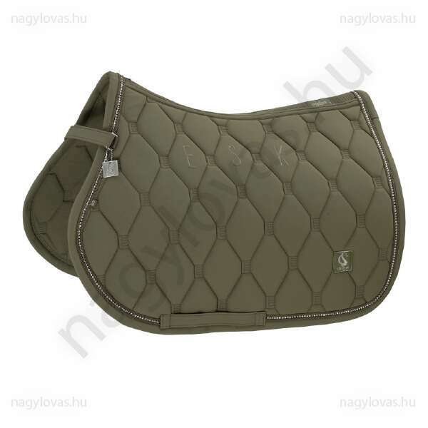 Eskadron Glossy Jewel  nyeregalátét oliv