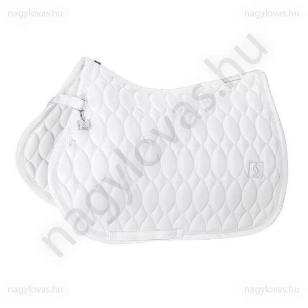 Eskadron Highgloss Emblem nyeregalátét fehér