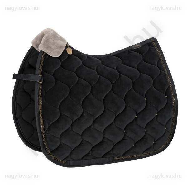 Eskadron Velvet Cryastal nyeregalátét fekete