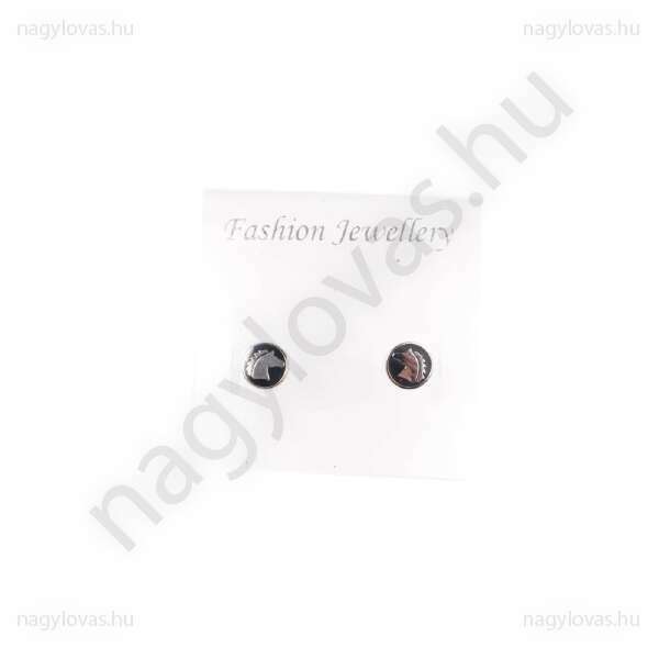 Fülbevaló lovas bizsu