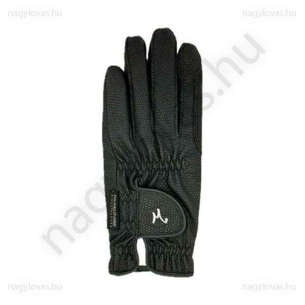 Haukeschmidt Bella Rose lovaglókesztyű fekete