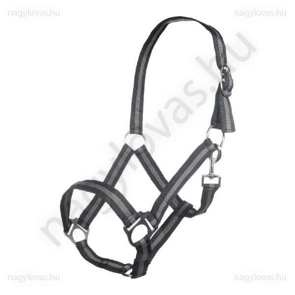 HKM Budapest kötőfék fekete/szürke