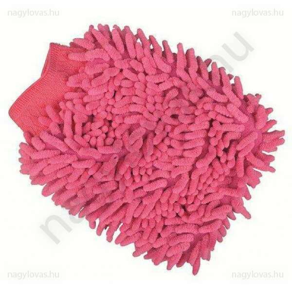 HKM mikroszálas tisztítókesztyű pink