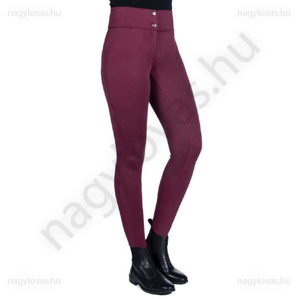 HKM Mila full szilikon lovaglónadrág bordó