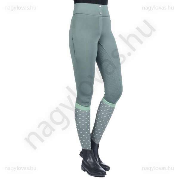 HKM Mila full szilikon lovaglónadrág zöld