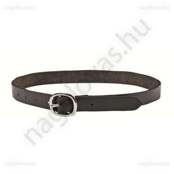 HKM sarkantyúszíj bőr fekete