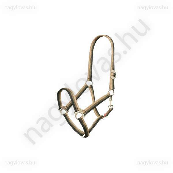 Imperial Riding Economic kötőfék csíkos multi oliv