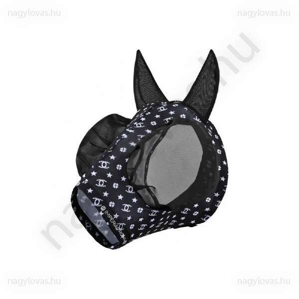 Imperial Riding Flymask fekete patkó mintás