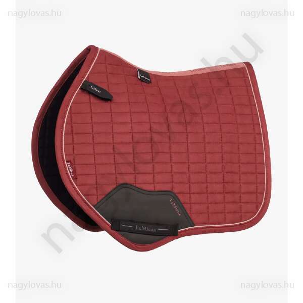 LeMieux Suede CC Square díjnyeregalátét russet