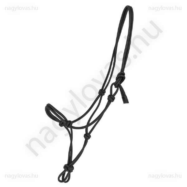 Liberta bőr kötélheveder - Fekete - Póni