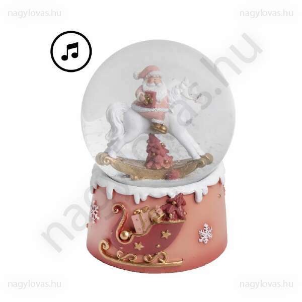 Lovas hógömb  zenélő
