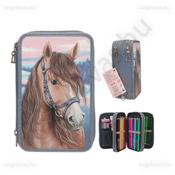 Miss Melody 3 emeletes töltött tolltartó