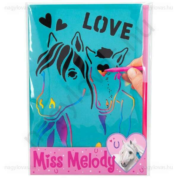 Miss Melody rajzsablon