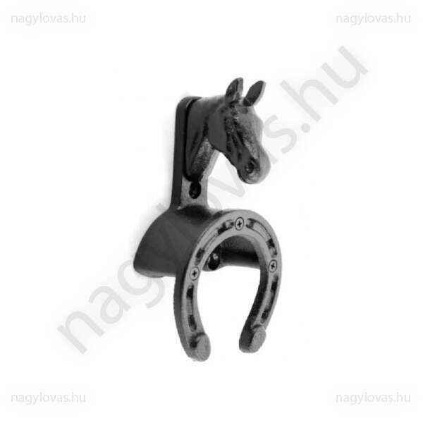 Patkó alakú lófejes kantártartó öntötvas