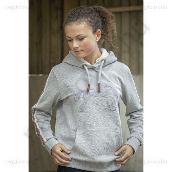 Pénélope Kathya kapucnis pulóver szürke