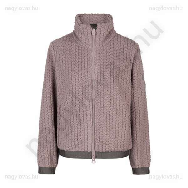 Pikeur  Velvetknit polár kabát mályva