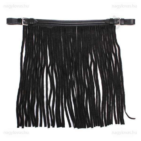 QHP bőr légysallang fekete shetty