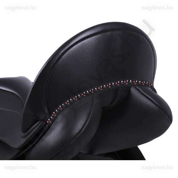 QHP Chianti nyeregékszer fekete/burgundi póni