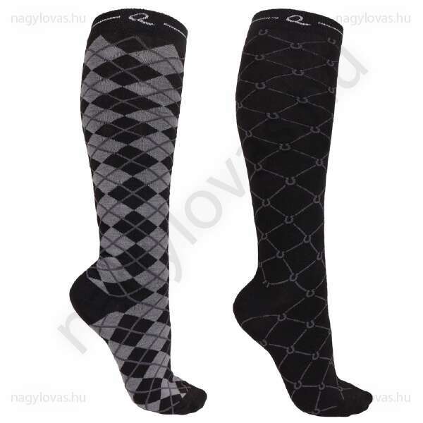 QHP Classic  lovaglózokni 2pár s.szürke 35-38