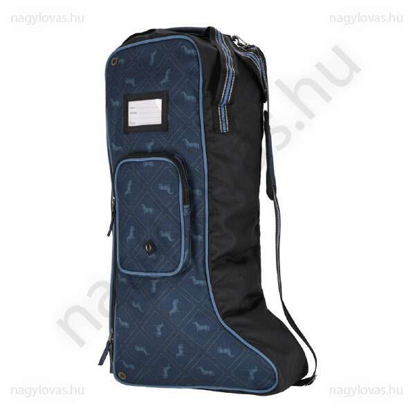 QHP csizmatáska kék mintás L