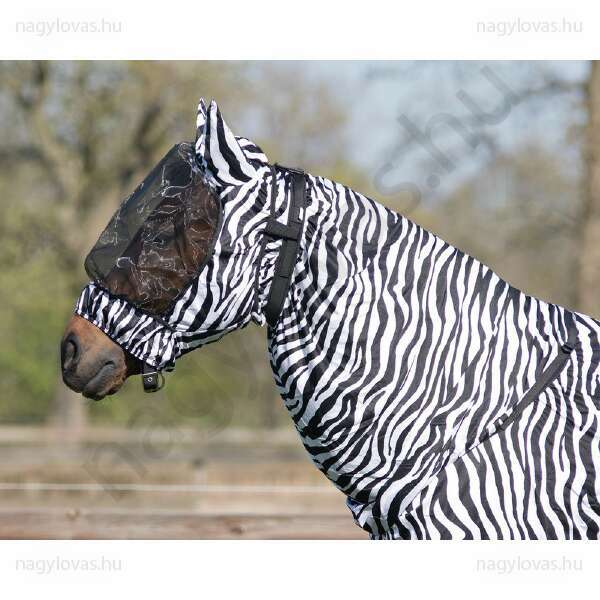 QHP ekcéma maszk fülvédővel Zebra  XL