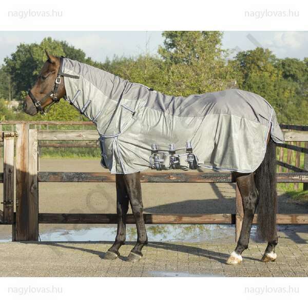 QHP eső- légytakaró nyakrésszel  szürke 155 cm