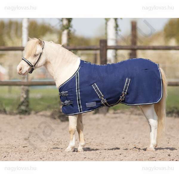 QHP Falabella leszárító lótakaró kék 80 cm