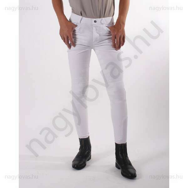 QHP Fillip Junior lovaglónadrág fehér 128