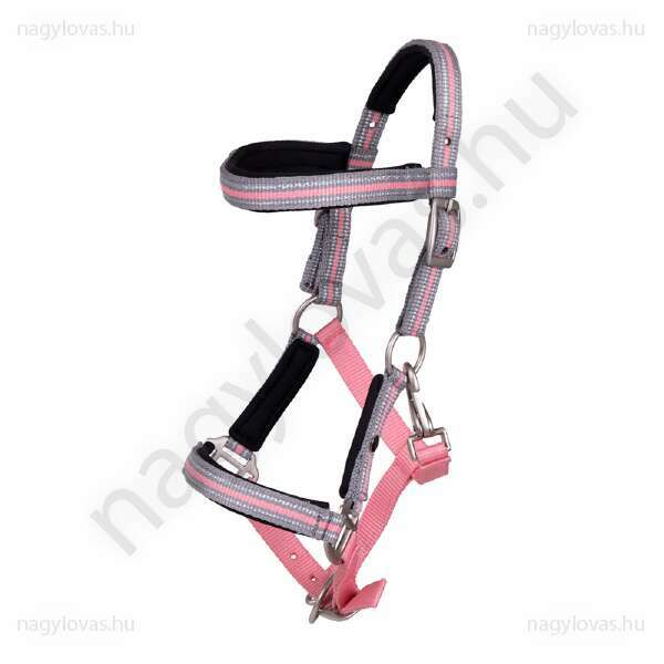 QHP Flore kötőfék csikóra flamingo pink