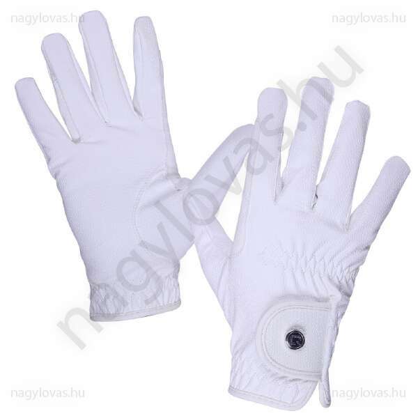 QHP Force lovaglókesztyű fehér L