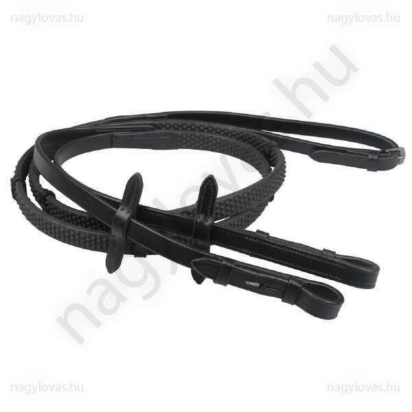 QHP gumírozott szár ütközőkkel - Fekete - Póni