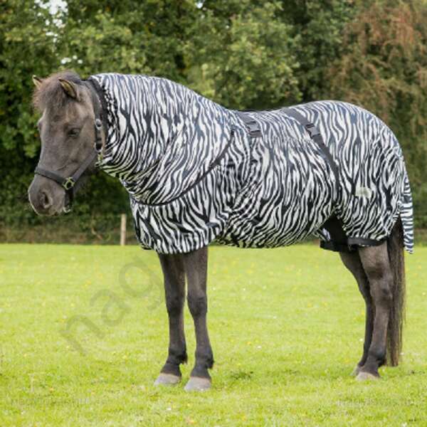 QHP Icelandic ekcéma  lótakaró zebra 130 cm