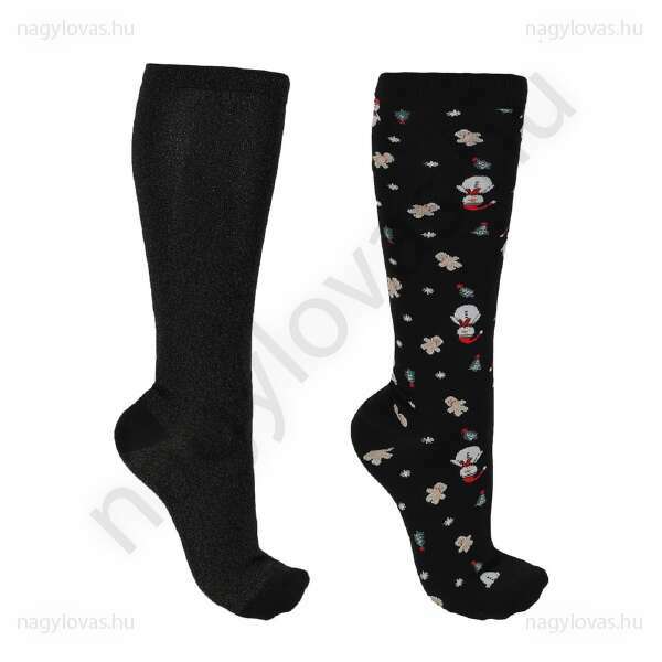 QHP Karácsonyi mintás zokni ( 2 pár) 35-38